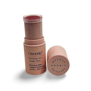 Onomie Boosting Lip + Cheek Stick Caria Pink Nude Cream Blush Balm Clean Beauty